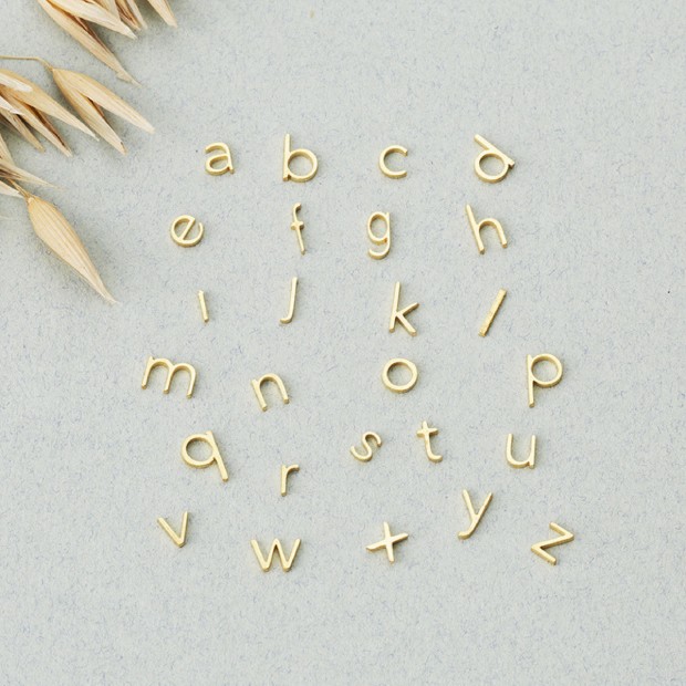 Alphabet charm