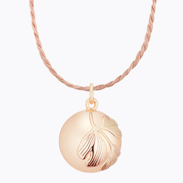  JOY Pregnancy Necklace Pink Gold