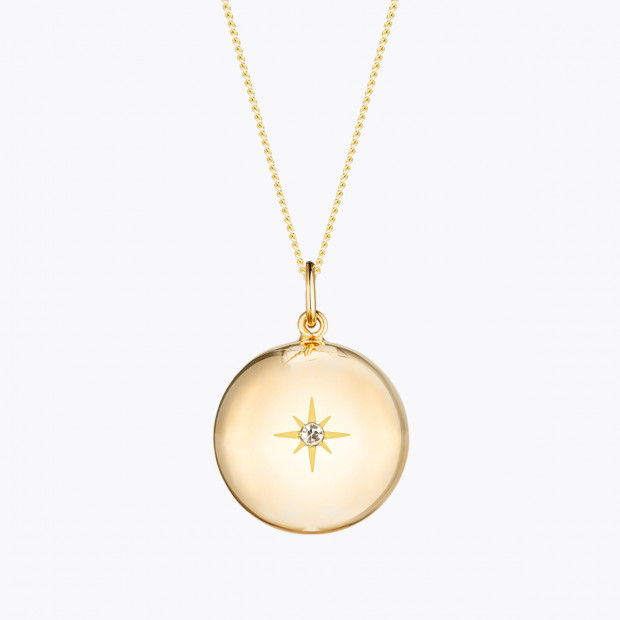  JOY Pregnancy Necklace Yellow Gold