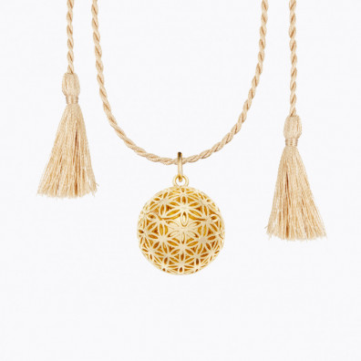 FLOWER OF LIFE Maternity Necklace on cord