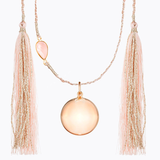 MAYA Pregnancy Necklace Pink Gold